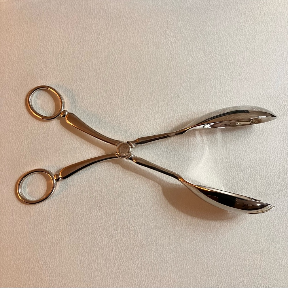 International Silver Company Scissor Salad Tongs - Silverplated